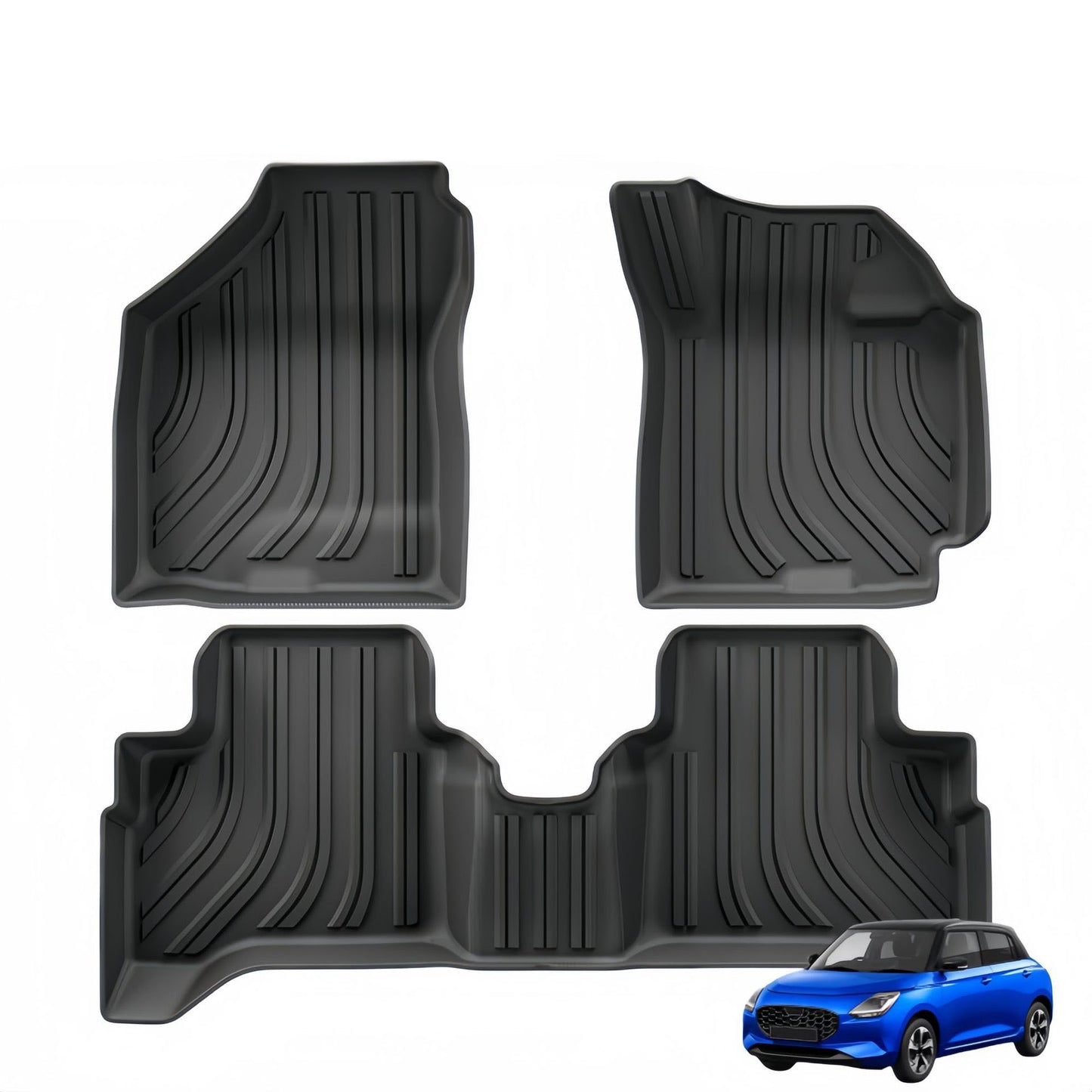 For 2016-2024 Suzuki Swift RHD Fuel TPE Car Floor Mat/Trunk Mat