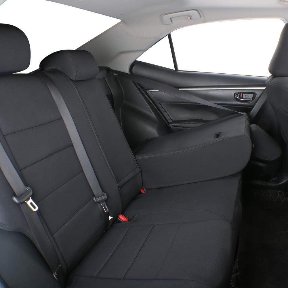 Custom Fit Palisade Neoprene Car Seat Covers for Select Hyundai Palisade XRT,SEL,Limited,SEL Premium 2020-2025 - Neoprene (Black)