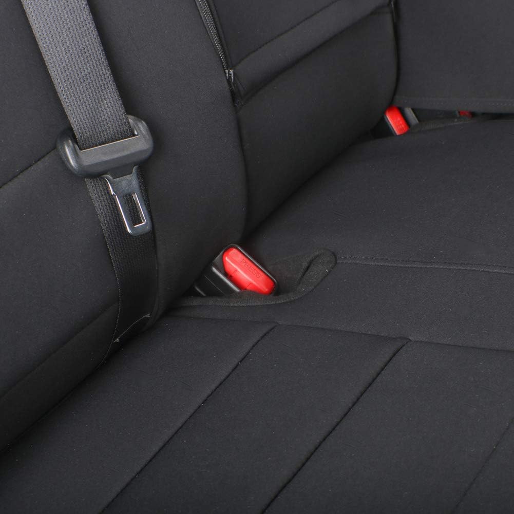 Custom Fit Palisade Neoprene Car Seat Covers for Select Hyundai Palisade XRT,SEL,Limited,SEL Premium 2020-2025 - Neoprene (Black)