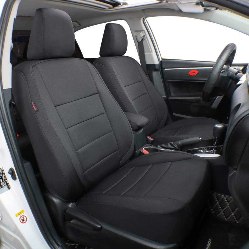 Custom Fit Palisade Neoprene Car Seat Covers for Select Hyundai Palisade XRT,SEL,Limited,SEL Premium 2020-2025 - Neoprene (Black)