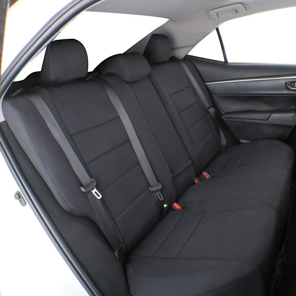 Custom Fit Palisade Neoprene Car Seat Covers for Select Hyundai Palisade XRT,SEL,Limited,SEL Premium 2020-2025 - Neoprene (Black)