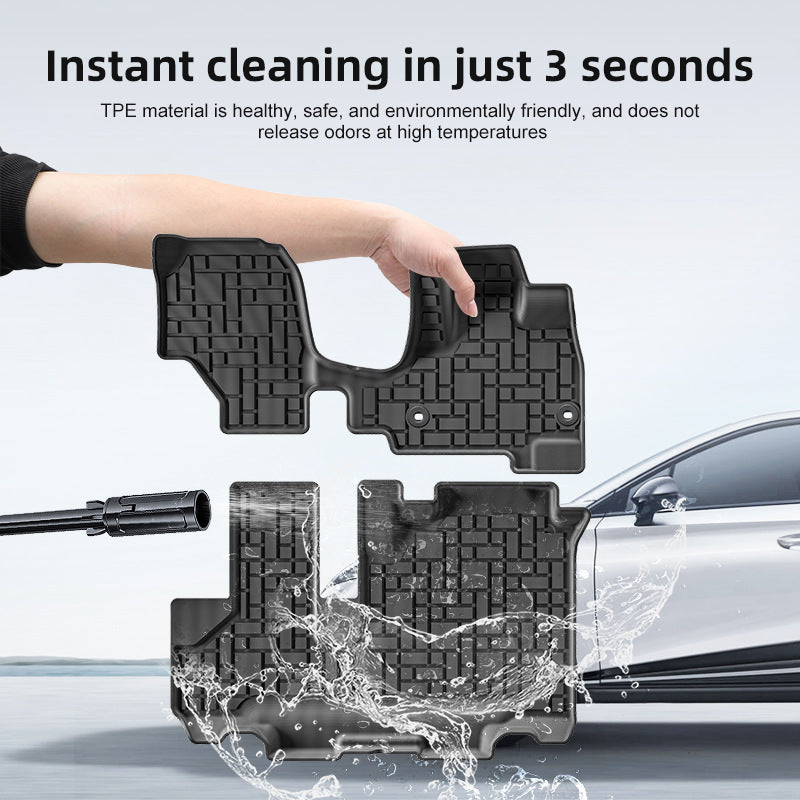For 2017-2023 Honda N-BOX JF3/JF4 RHD TPE Car Floor Mat/Rear Trunk Mat