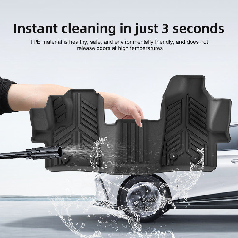 For 2022-2024 Ford Transit Fuel/pure electric TPE Car Floor Mat
