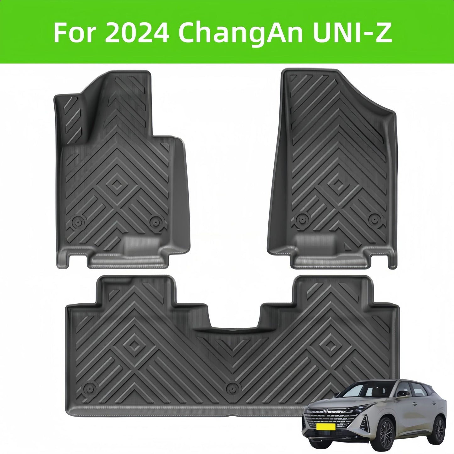 Changan UNI-Z 2024 TPE car floor mat Rear Trunk Mat