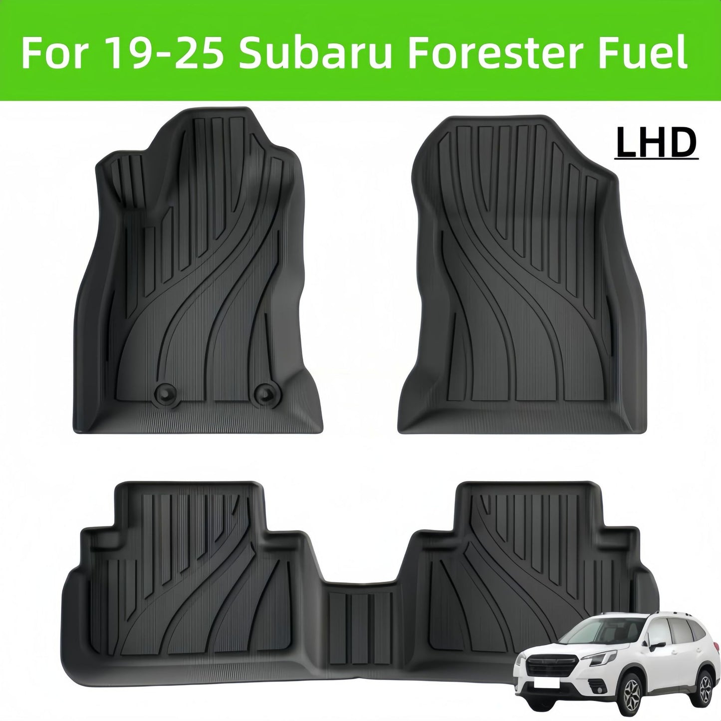 Subariu Forester Fuel 2019-2025 TPE Car Floor Mat/Trunk Mat