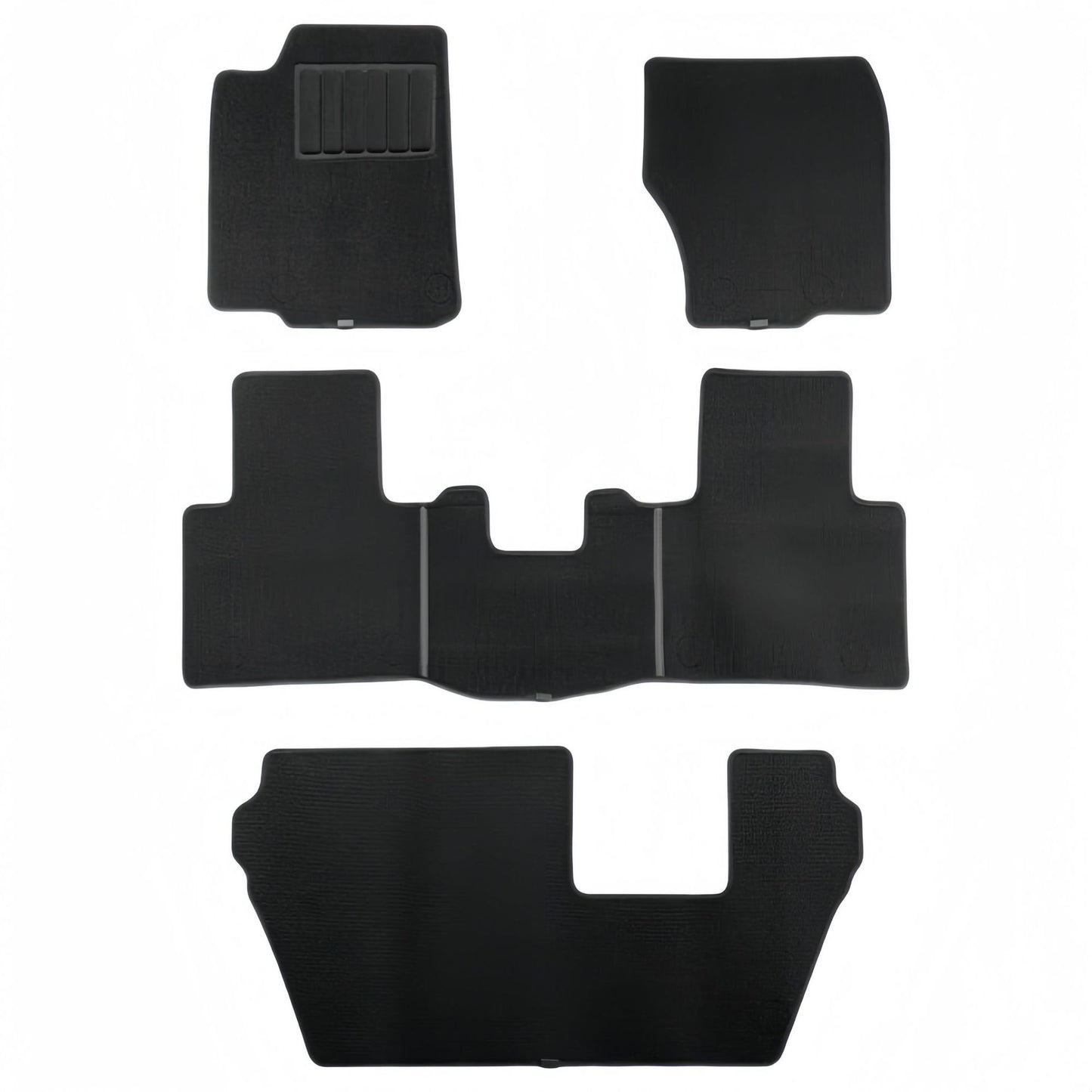 For 2021-2024 Jeep Grand Cherokee L TPE Car Floor Mat/Rear Trunk Mat