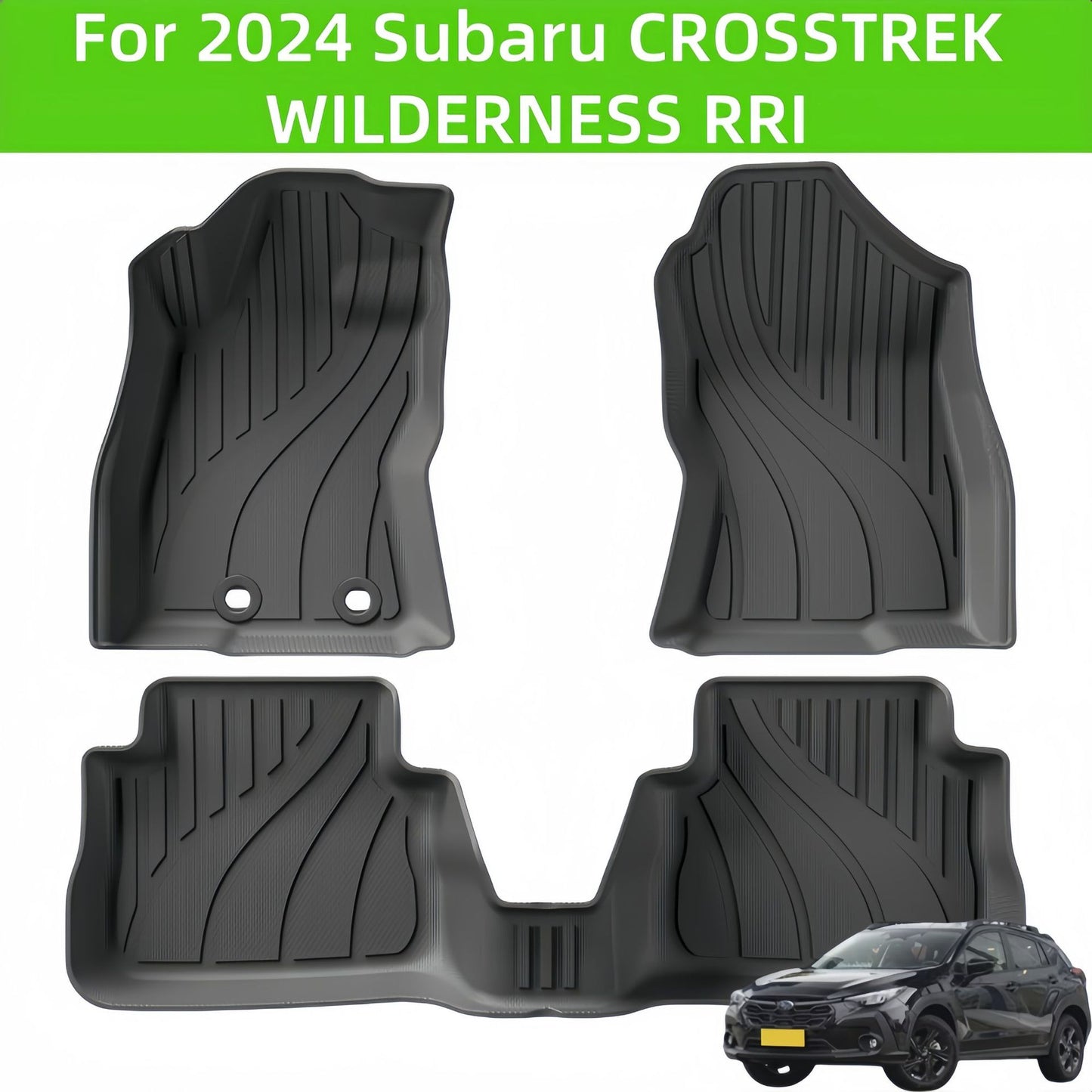 Subaru CROSSTREK WILDERNESS RRI 2024 TPE Car Floor Mat/Trunk Mat