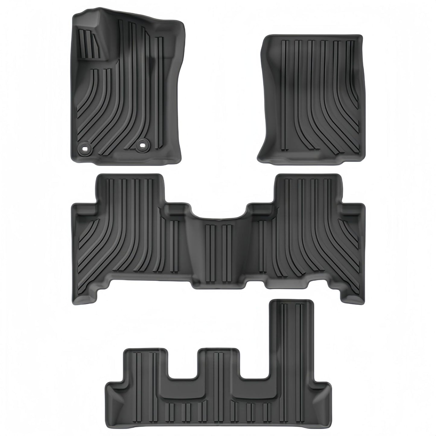 For 2010- 2023 Toyota Land Cruiser Prado LC150 TPE Car Floor Mat/Trunk Mat