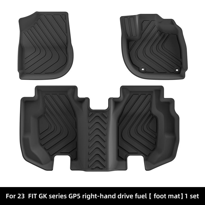 For 2023 Honda FIT GK Series GP5 TPE Car Floor Mat/Rear Trunk Mat
