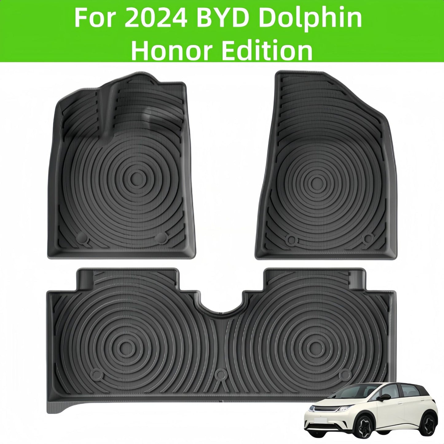 For 2024 BYD Dolphin Honor Edition Carpet TPE car floor mats