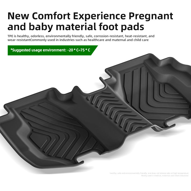 For 2023 Honda FIT GK Series GP5 TPE Car Floor Mat/Rear Trunk Mat