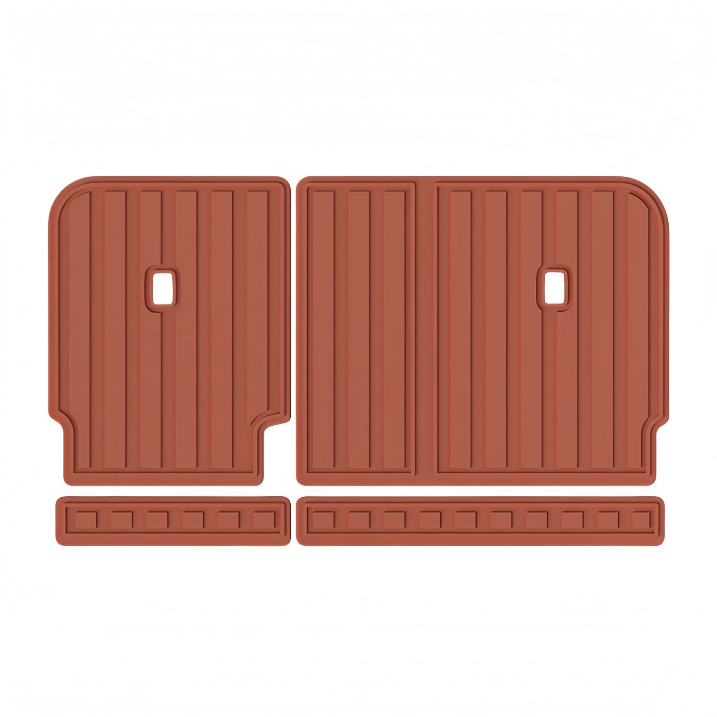 For 2024-2025 AITO M9/SERES 9 Orange TPE Car Floor Mat/Trunk Mat