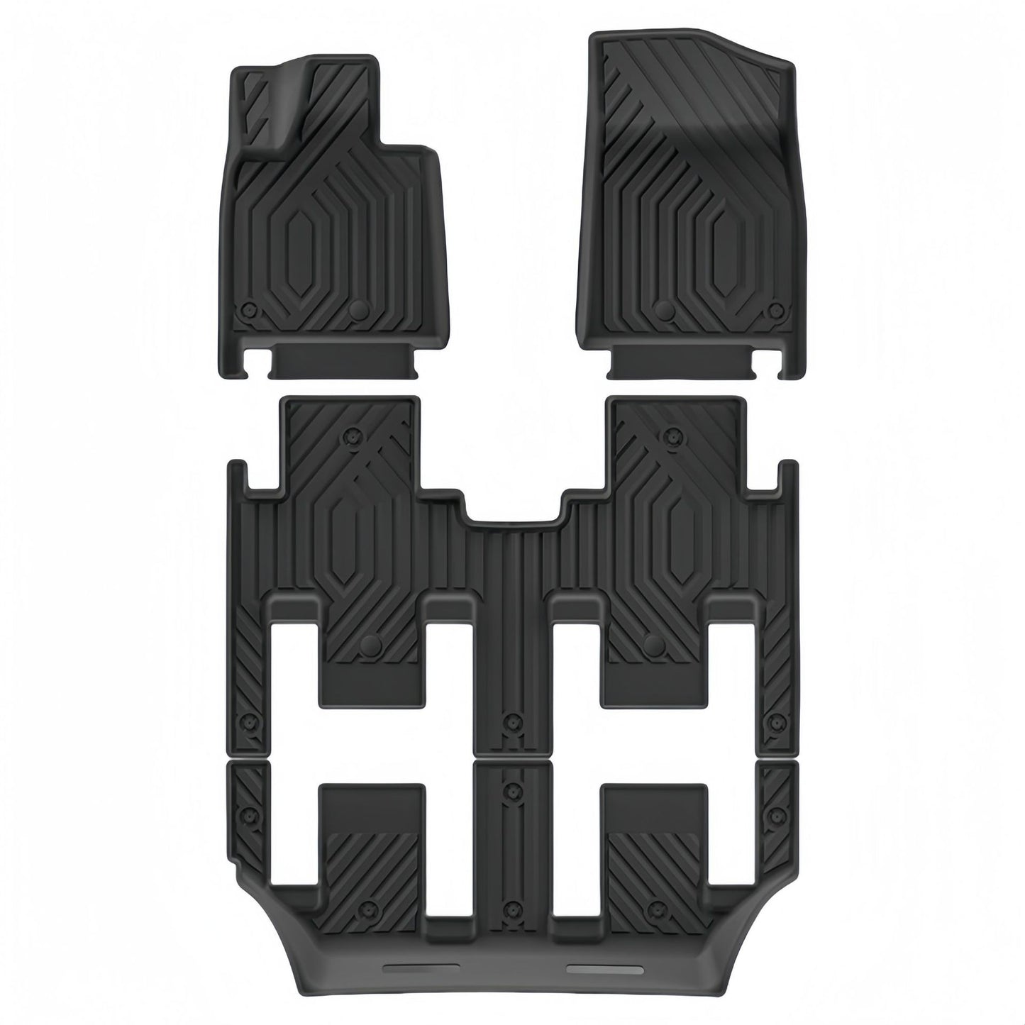 For 2025 AITO M8/SERES 8 TPE Car Floor Mat/Rear Trunk Mat