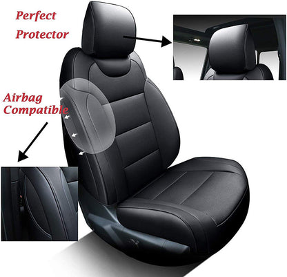 Zycovers Custom Fit F150 Seat Covers for Ford 2021-2024 F150SuperCab/2023-2024 SuperDuty CrewCab XL,XLT&2022-2024 F150 Lightning Pro,XLT,Lariat