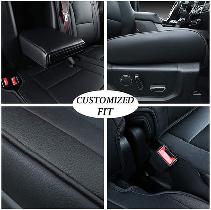 Zycovers Custom Fit F150 Seat Covers for Ford 2021-2024 F150SuperCab/2023-2024 SuperDuty CrewCab XL,XLT&2022-2024 F150 Lightning Pro,XLT,Lariat