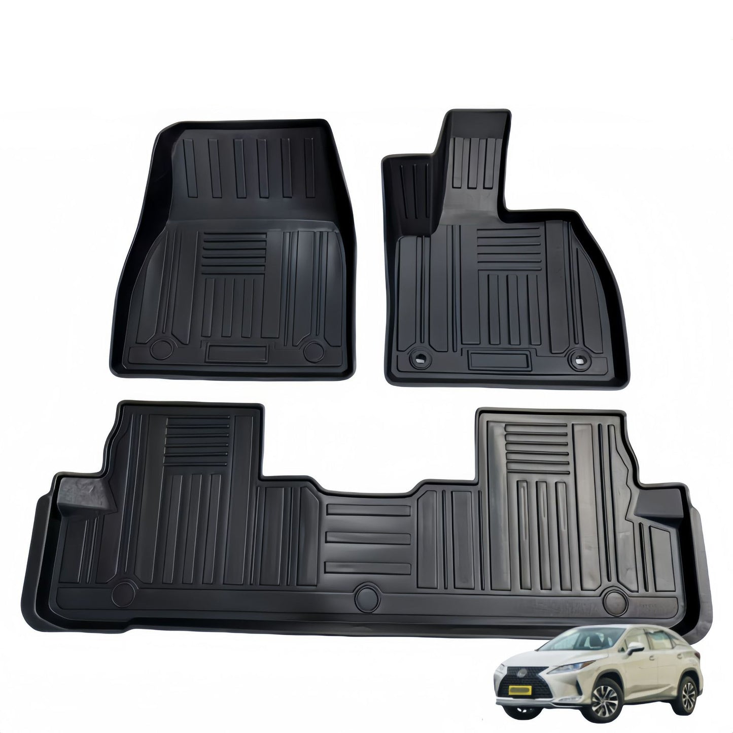 For 2016-2022 LEXUS RX RHD TPE Car Floor Mat/Waterproof Carpet