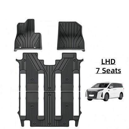 For 2025 BYD Xia/Summer LHD TPE Car Floor Mat/Rear Trunk Mat