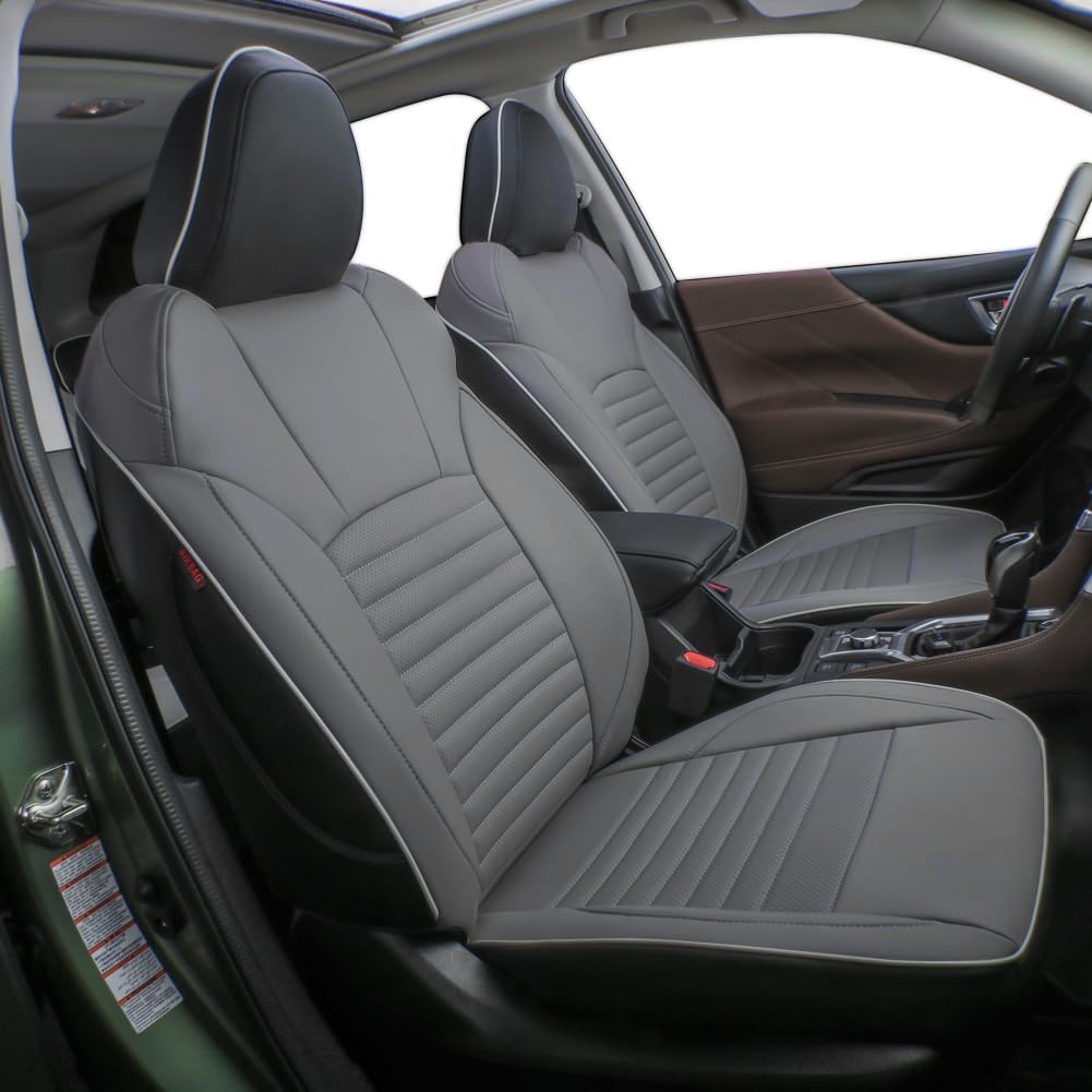 Custom Fit Tucson Car Seat Covers for Select Hyundai Tucson 2019- 2021 - Leatherette (Black)