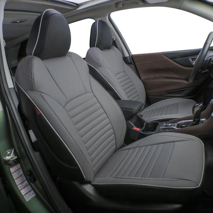 Custom Fit Tucson Car Seat Covers for Select Hyundai Tucson 2019- 2021 - Leatherette (Black)