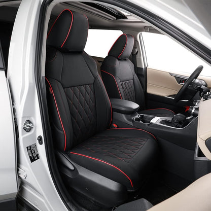 Custom Fit Acadia Car Seat Covers for Select GMC Acadia 2017-2024,Second Row Captain Chair - Leatherette (Beige)