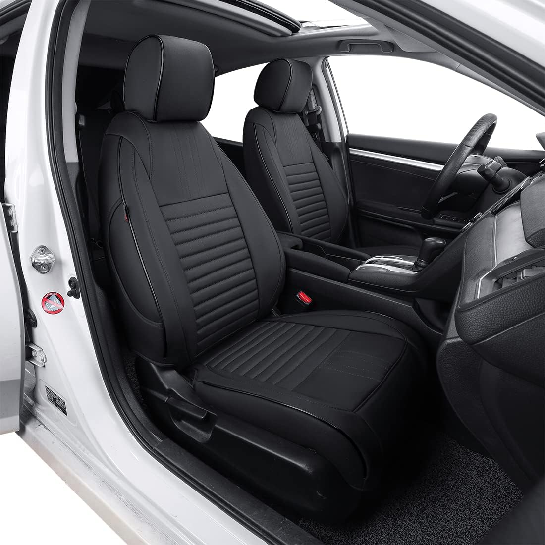 Car Seat Cover Custom Fit for Honda Civic 2016 -2021 EX,EX-L,EX-T,Touring