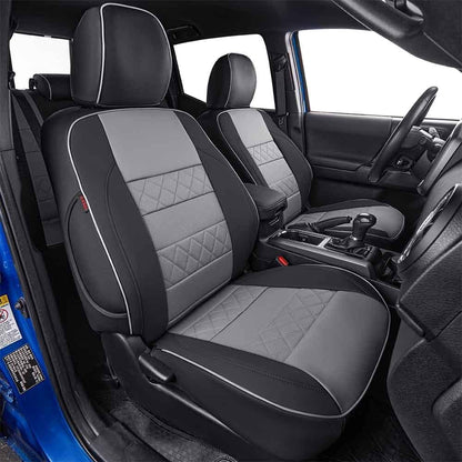 Custom Fit Acadia Car Seat Covers for Select GMC Acadia 2017-2024,Second Row Captain Chair - Leatherette (Beige)