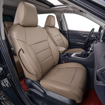 Custom Fit Rogue Car Seat Covers for Select Nissan Rogue Regular (Not for Sport) 2021 -2025- Leatherette (Black)