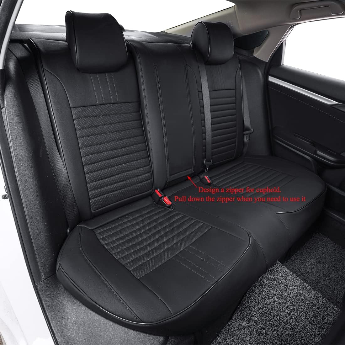 Car Seat Cover Custom Fit for Honda Civic 2016 -2021 EX,EX-L,EX-T,Touring