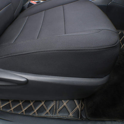 Custom Fit Palisade Neoprene Car Seat Covers for Select Hyundai Palisade XRT,SEL,Limited,SEL Premium 2020-2025 - Neoprene (Black)