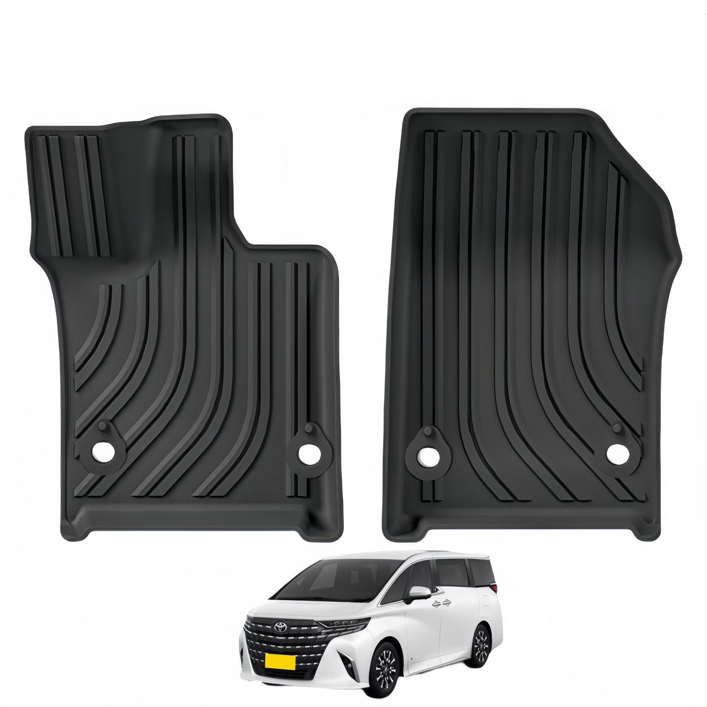 For 2024  Toyota Alphard 40seriesLHD TPE Car Floor Mat/Rear Trunk Mat