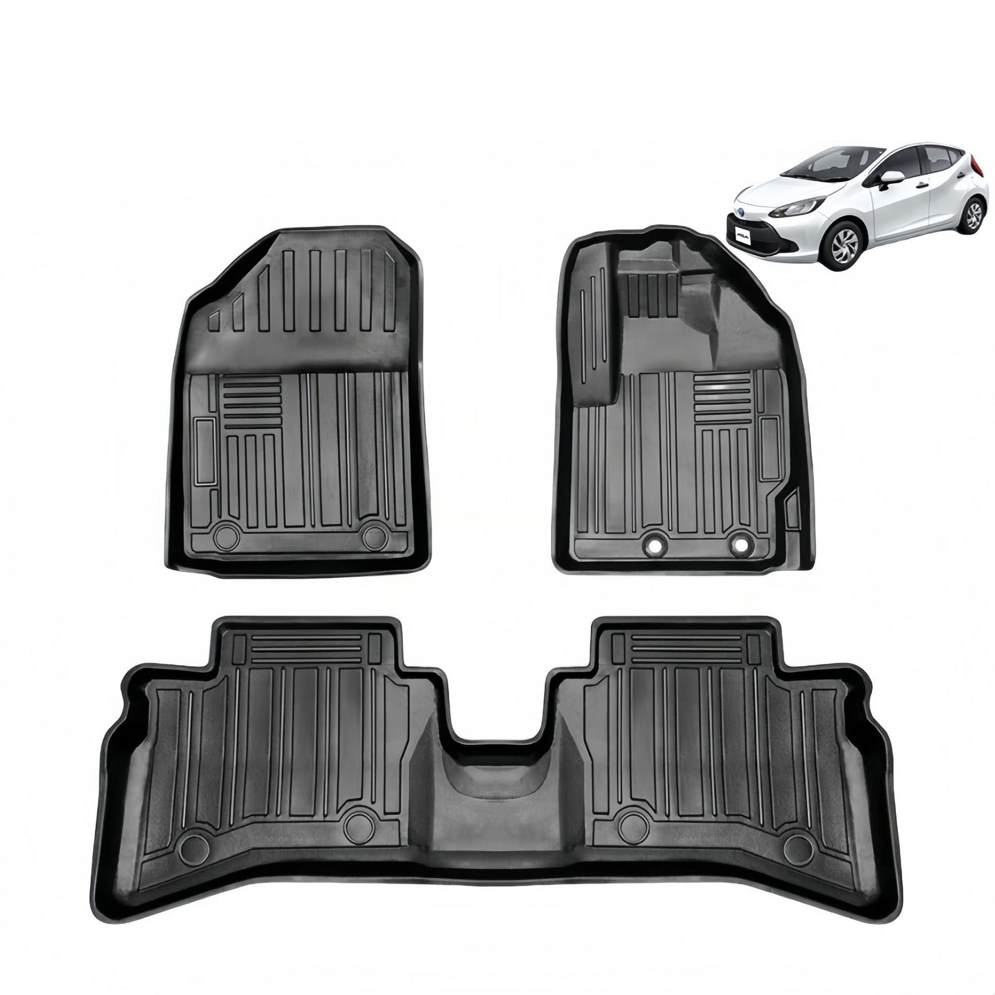 For 2014-2020 Toyota AQUA RHD TPE Car Floor Mats/Custom Fit Car Carpet
