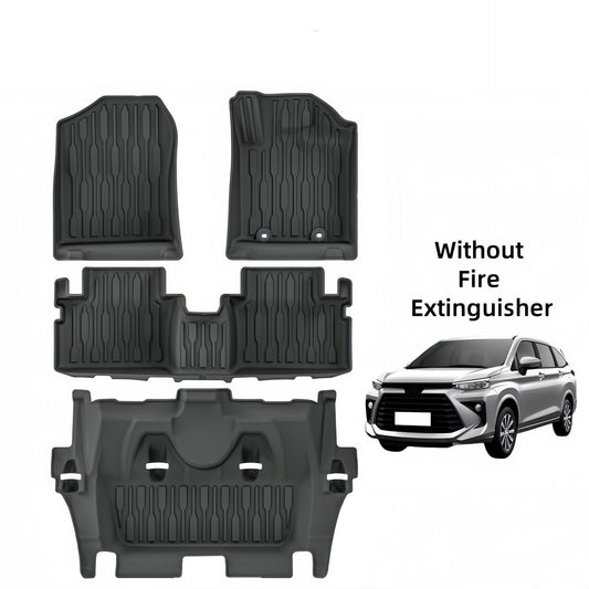For 2023 Avanza/Veloz/Daihatsu Xenia RHD 3D TPE Car Floor Mat