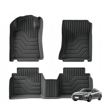 For 2019-2024 Nissan Altima 3D Carpet TPE Car Floor Mat/Rear Trunk Mat