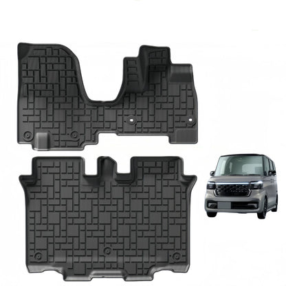 For 2023 Honda N-BOX JF5/JF6 RHD TPE Car Floor Mat/Rear Trunk Mat
