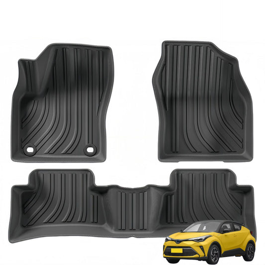 For 2023 Toyota C-HR LHD Carpet CHR TPE Car Floor Mat/Rear Trunk Mat