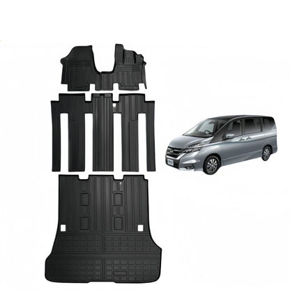 TPE car floor mats for 2016-2022 Nissan Serena C27 RHD Rubber Floor