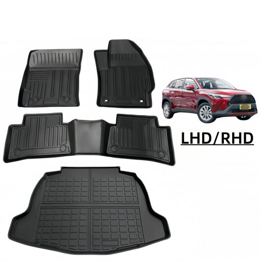 For 2022 Toyota Corolla Cross LHD RHD TPE Car Floor Mat/Trunk Mat
