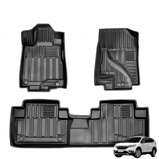 For 2012-2016 Hond CR-V LHD Car 3D Carpet CRV TPE Car Floor Mat