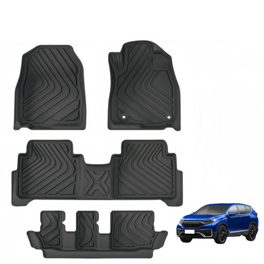 For 2018- 2022 Honda CR-V 5th RHD TPE Car Floor Mat/CRV Rear Trunk Mat