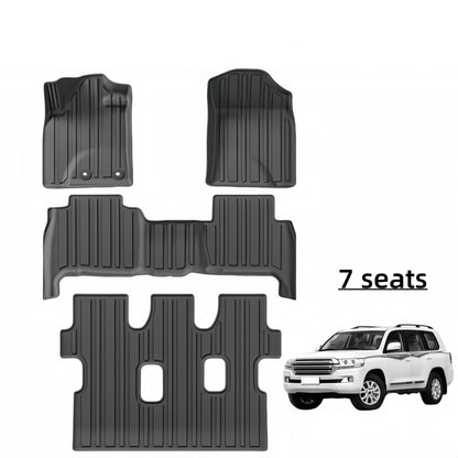 For 2017- 2021  Toyota LAND CRUISER LC200 TPE Car Floor Mat/Rear Trunk Mat