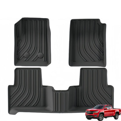 Chevrolet Colorado 2015-2022 TPE Car Floor Mat/Rear Bucket Mat