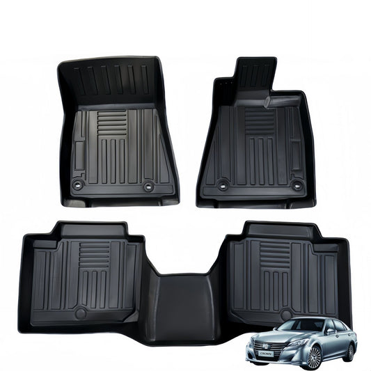 For 2014- 2022 Toyota Crown RHD Waterproof Carpet TPE Car Floor Mat