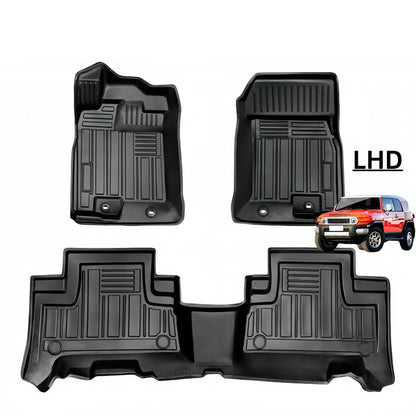 For 2010-2020 Toyota FJ Cruiser LHD 3D Carpet TPE Car Floor Mat