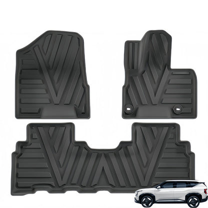 For 2023- 2025 KIA EV5 RHD 3D Carpet TPE Car Floor Mat/Rear Trunk Mat