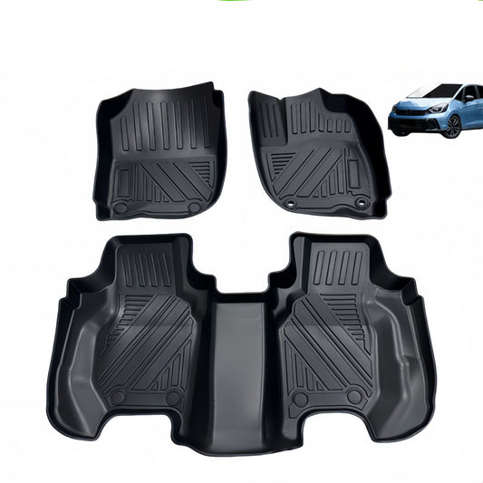 For 2014-2022 Honda FIT LHD/RHD Waterproof Carpet TPE Car Floor Mat