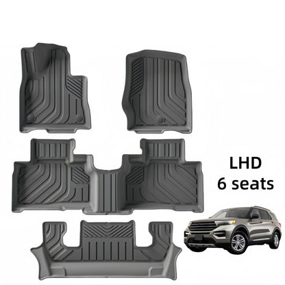 For 2020 Ford Explorer LHD TPE Car Floor Mat/Rear Trunk Mat