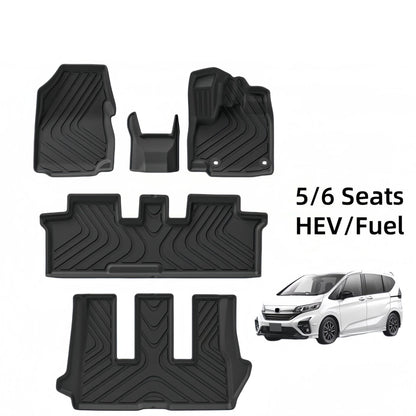 For 2016- 2024 Honda FREED RHD HEV/Fuel TPE Car Floor Mat/Rear Trunk Mat