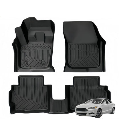 For 2013- 2016 Ford Fusion 3D Waterproof Carpet TPE Car Floor Mat