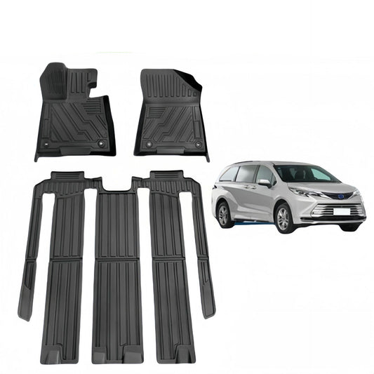 For 2022 TOYOTIA GRANVIA Waterproof Carpet TPE Car Floor Mat