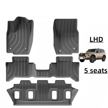 For 2024 LEXUS GX550H/Prado LC250 TPE Car Floor Mat/Rear Trunk Mat